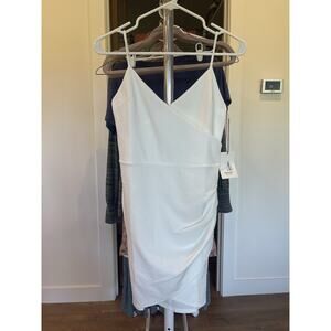 Episode Los Angeles Maxi Dress Short Cap Sleeve Ruffles Women's Size Medium NWT‎